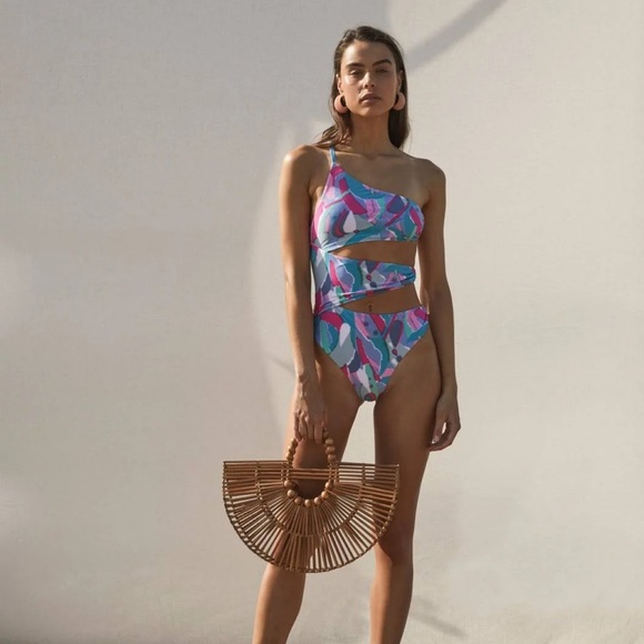 Like New Cult Gaia Jana One Piece Bathing Suit - Picture 3 of 9